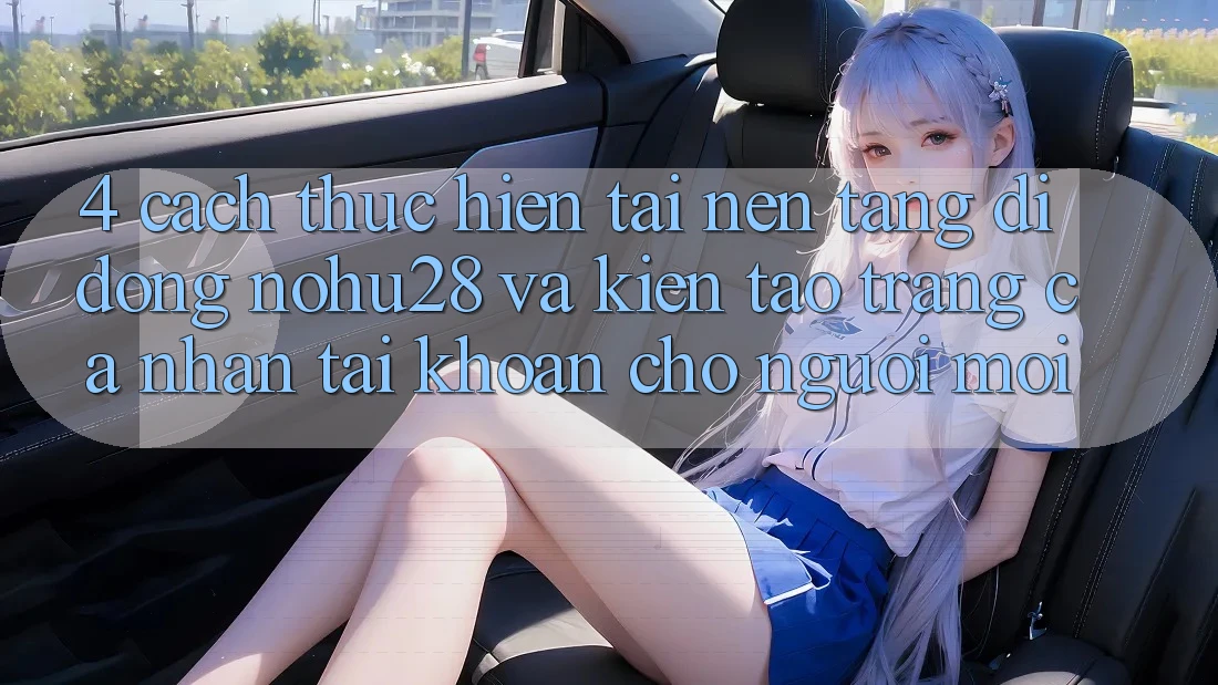 4. Cách thực hiện Tải Nền tảng di động Nohu28 Và Kiến tạo trang cá nhân Tài Khoản Cho Người Mới