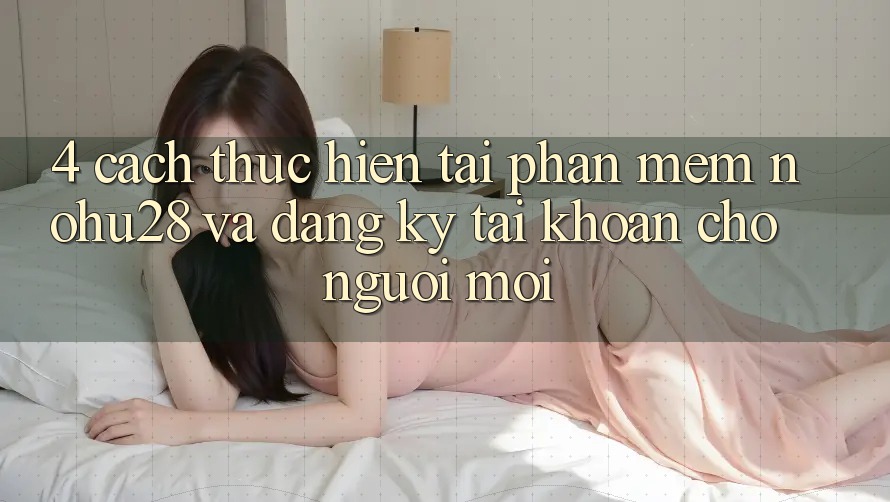 4. Cách thực hiện Tải Phần mềm Nohu28 Và Đăng Ký Tài Khoản Cho Người Mới