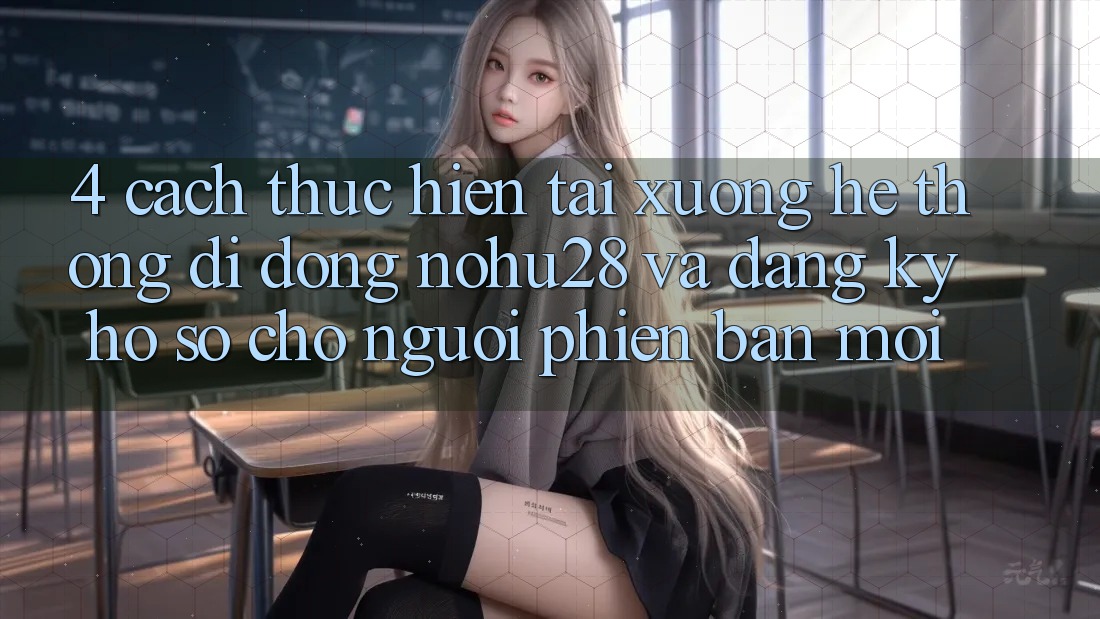 4. Cách thực hiện Tải xuống Hệ thống di động Nohu28 Và Đăng Ký Hồ sơ Cho Người Phiên bản mới 4. Cách thực hiện Tải xuống Hệ thống di động Nohu28 Và Đăng Ký Hồ sơ Cho Người Phiên bản mới