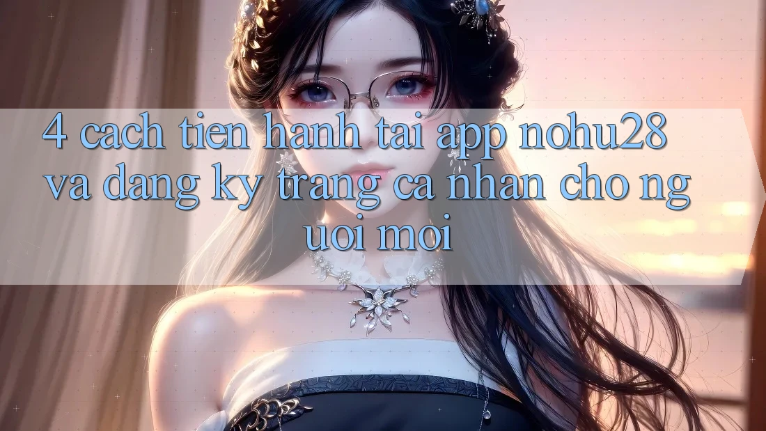 4. Cách tiến hành Tải App Nohu28 Và Đăng Ký Trang cá nhân Cho Người Mới