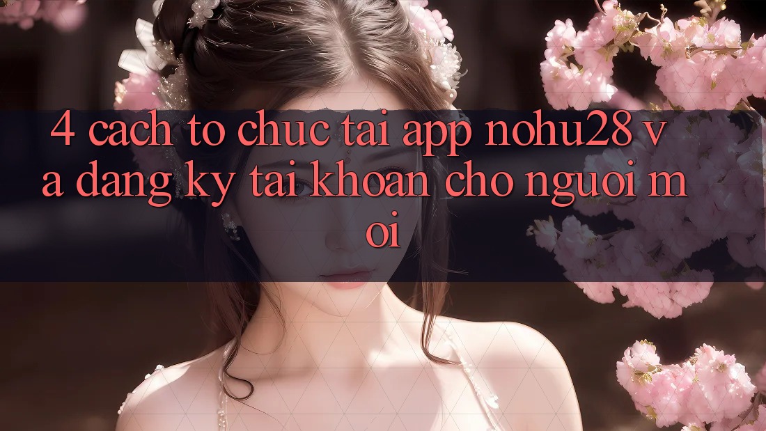 4. Cách tổ chức Tải App Nohu28 Và Đăng Ký Tài Khoản Cho Người Mới