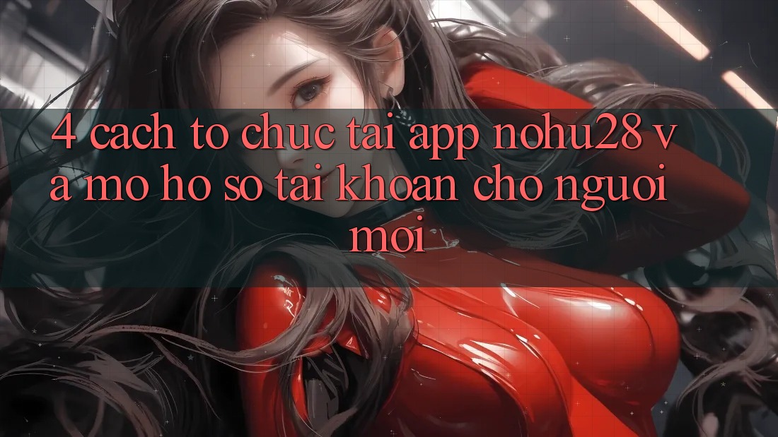 4. Cách tổ chức Tải App Nohu28 Và Mở hồ sơ Tài Khoản Cho Người Mới