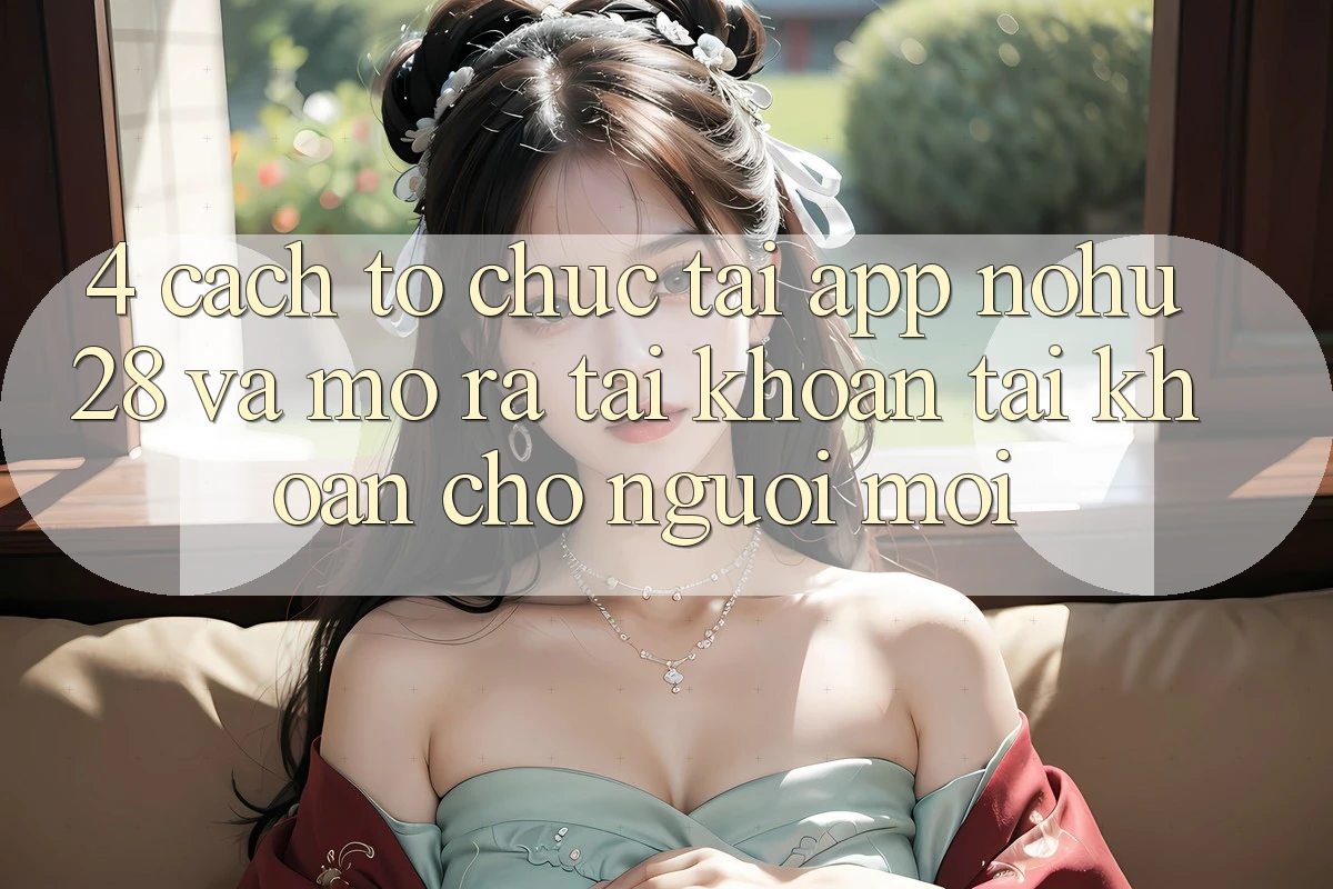 4. Cách tổ chức Tải App Nohu28 Và Mở ra tài khoản Tài Khoản Cho Người Mới
