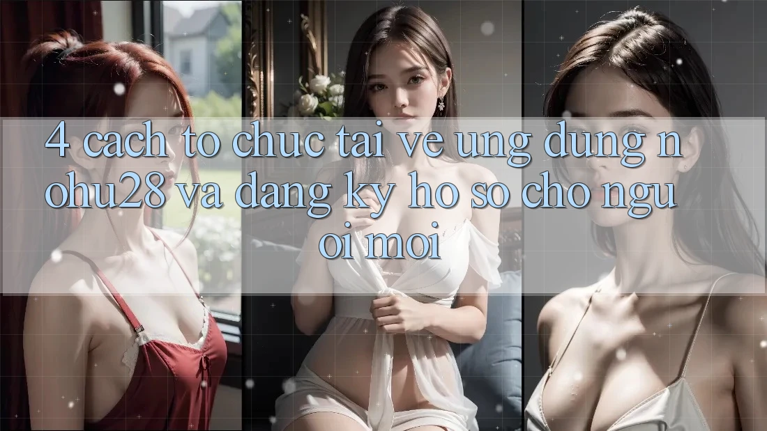4. Cách tổ chức Tải về Ứng dụng Nohu28 Và Đăng Ký Hồ sơ Cho Người Mới