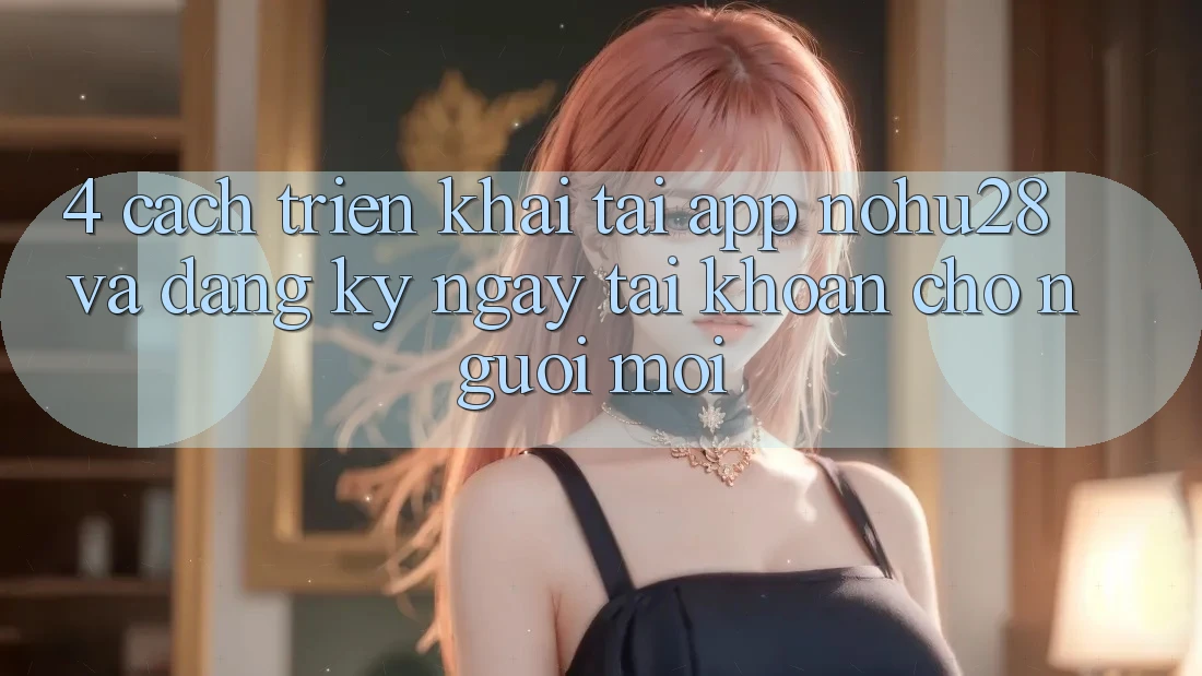4. Cách triển khai Tải App Nohu28 Và Đăng ký ngay Tài Khoản Cho Người Mới 4. Cách triển khai Tải App Nohu28 Và Đăng ký ngay Tài Khoản Cho Người Mới