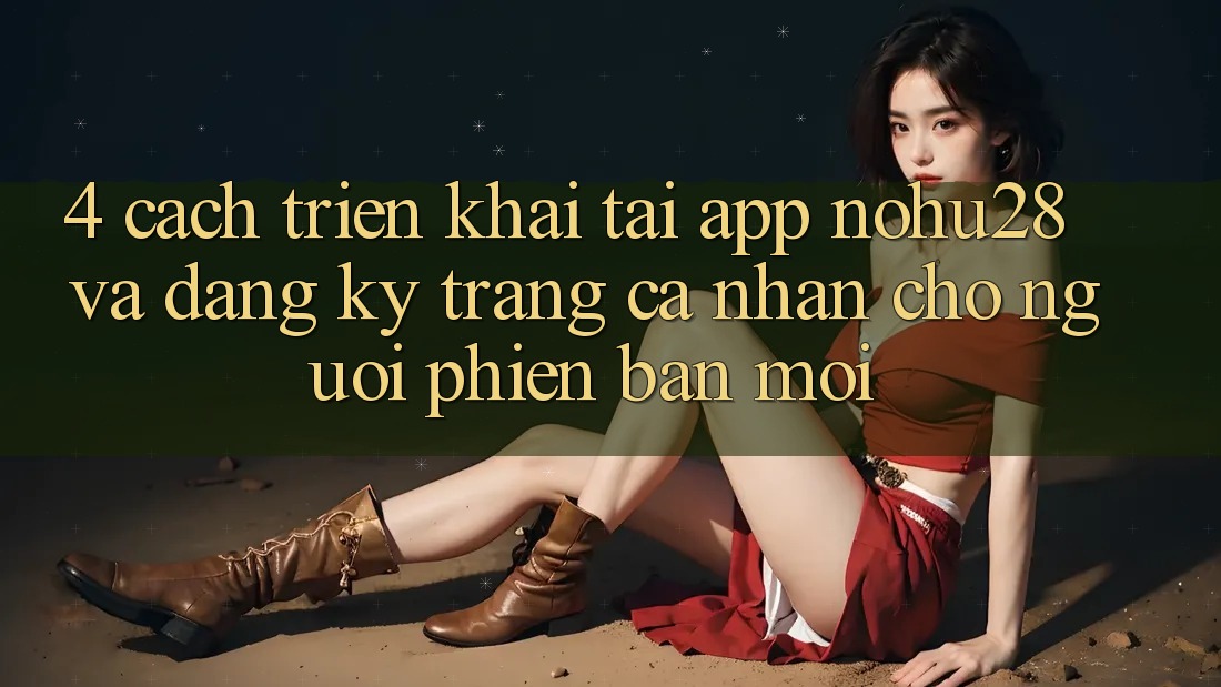 4. Cách triển khai Tải App Nohu28 Và Đăng Ký Trang cá nhân Cho Người Phiên bản mới 4. Cách triển khai Tải App Nohu28 Và Đăng Ký Trang cá nhân Cho Người Phiên bản mới