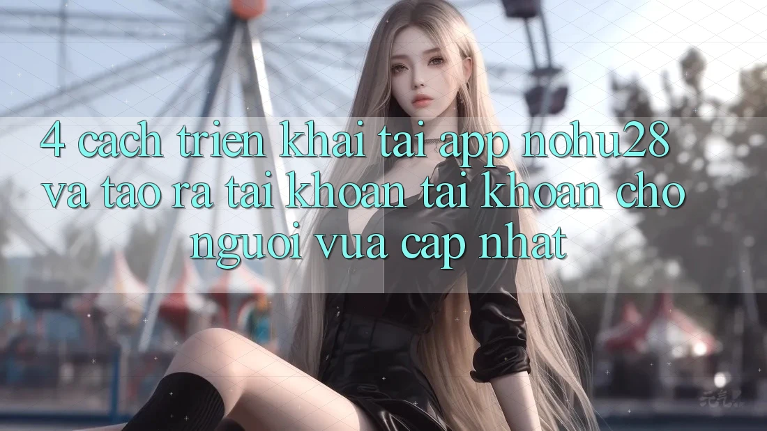 4. Cách triển khai Tải App Nohu28 Và Tạo ra tài khoản Tài Khoản Cho Người Vừa cập nhật