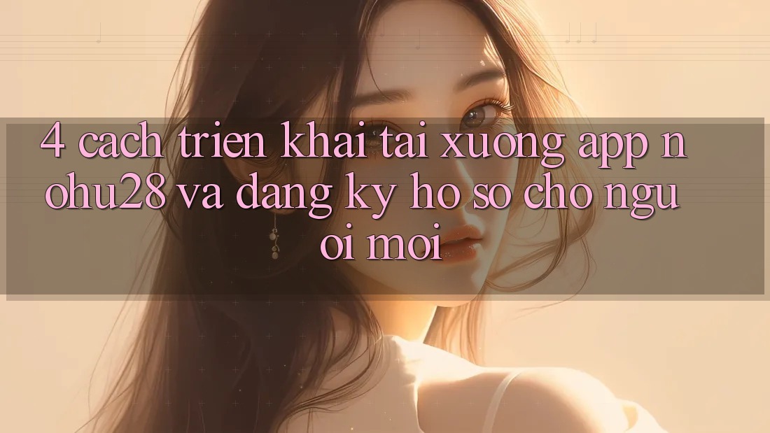 4. Cách triển khai Tải xuống App Nohu28 Và Đăng ký Hồ sơ Cho Người Mới