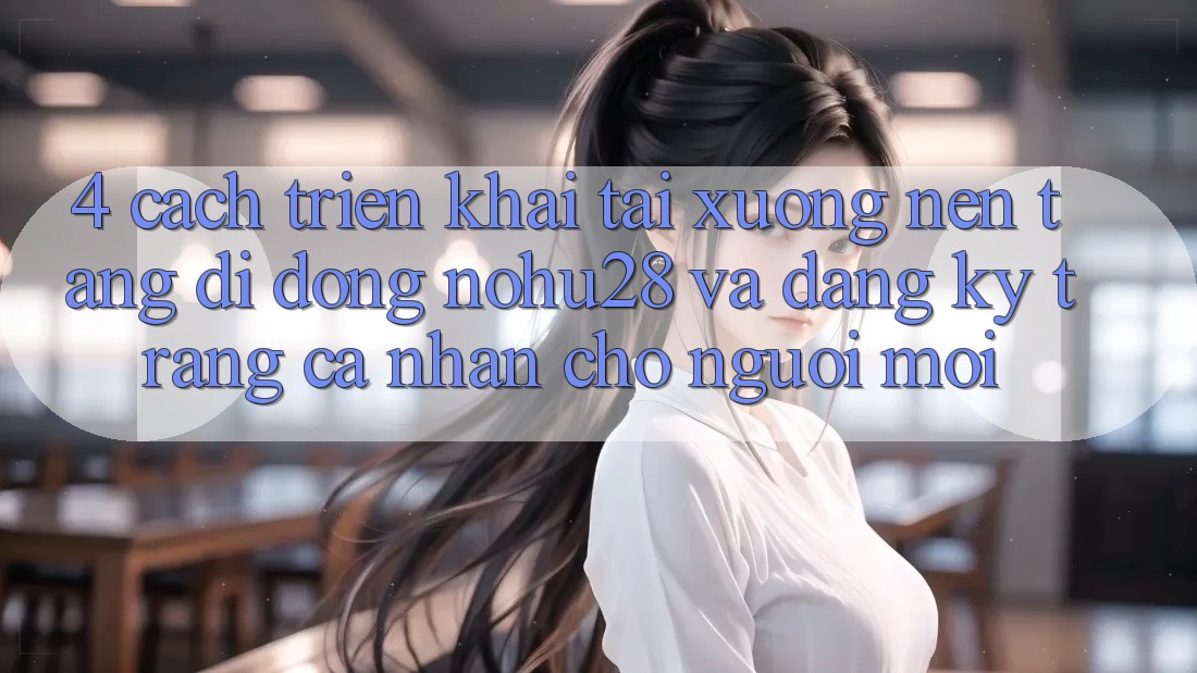 4. Cách triển khai Tải xuống Nền tảng di động Nohu28 Và Đăng Ký Trang cá nhân Cho Người Mới 4. Cách triển khai Tải xuống Nền tảng di động Nohu28 Và Đăng Ký Trang cá nhân Cho Người Mới