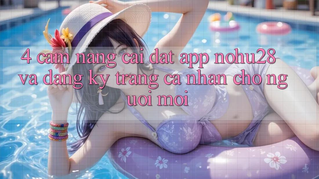 4. Cẩm nang Cài đặt App Nohu28 Và Đăng Ký Trang cá nhân Cho Người Mới