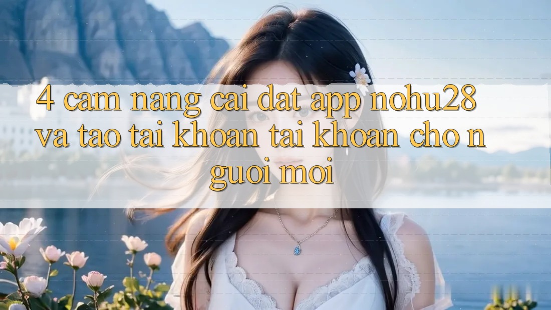 4. Cẩm nang Cài đặt App Nohu28 Và Tạo tài khoản Tài Khoản Cho Người Mới