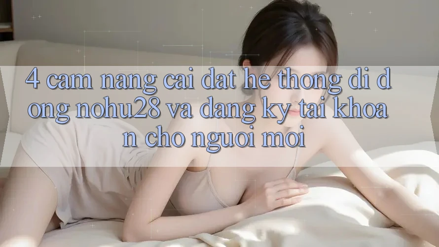 4. Cẩm nang Cài đặt Hệ thống di động Nohu28 Và Đăng Ký Tài Khoản Cho Người Mới 4. Cẩm nang Cài đặt Hệ thống di động Nohu28 Và Đăng Ký Tài Khoản Cho Người Mới