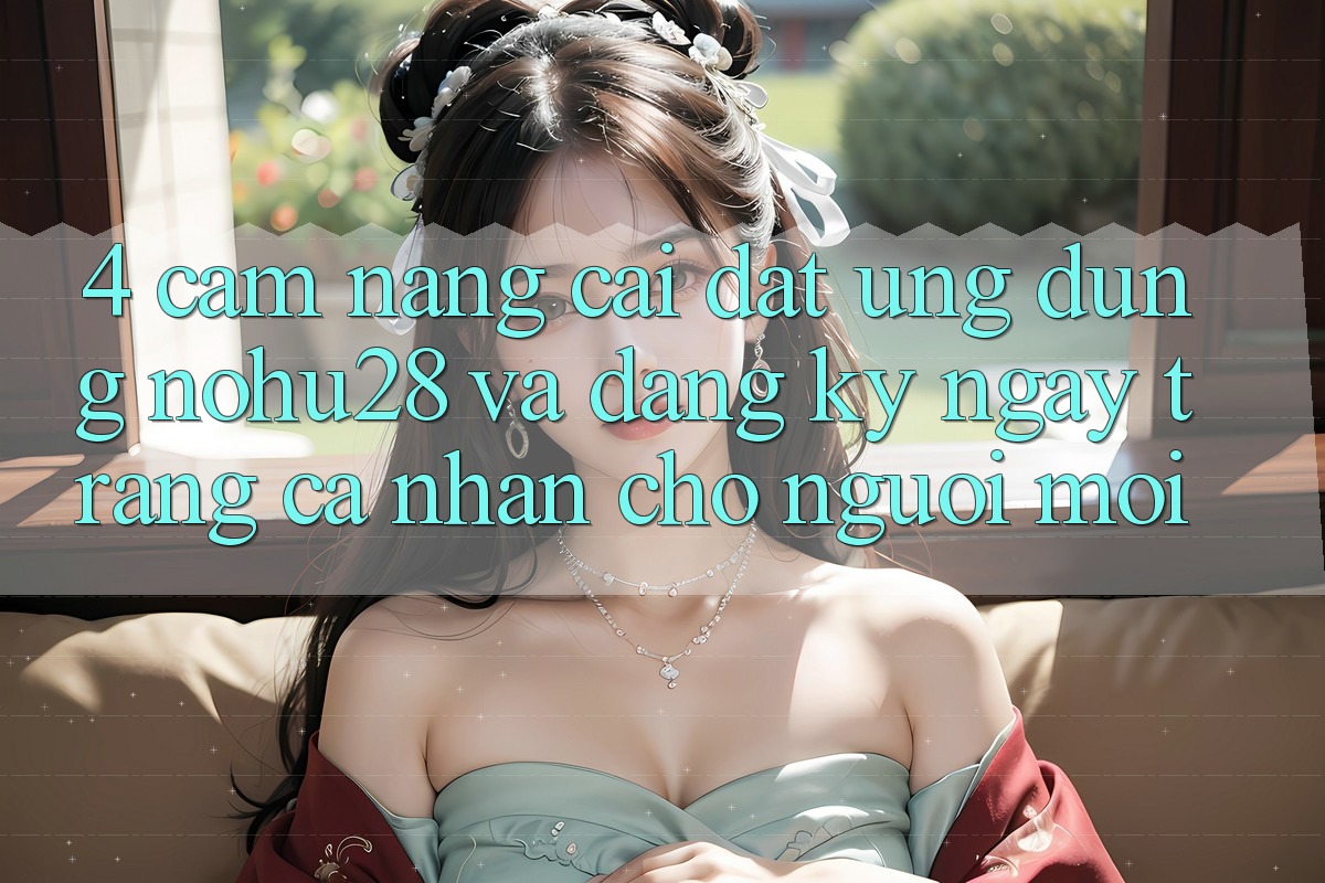 4. Cẩm nang Cài đặt Ứng dụng Nohu28 Và Đăng ký ngay Trang cá nhân Cho Người Mới 4. Cẩm nang Cài đặt Ứng dụng Nohu28 Và Đăng ký ngay Trang cá nhân Cho Người Mới