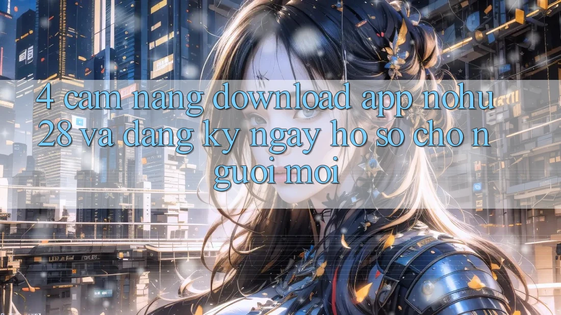 4. Cẩm nang Download App Nohu28 Và Đăng ký ngay Hồ sơ Cho Người Mới