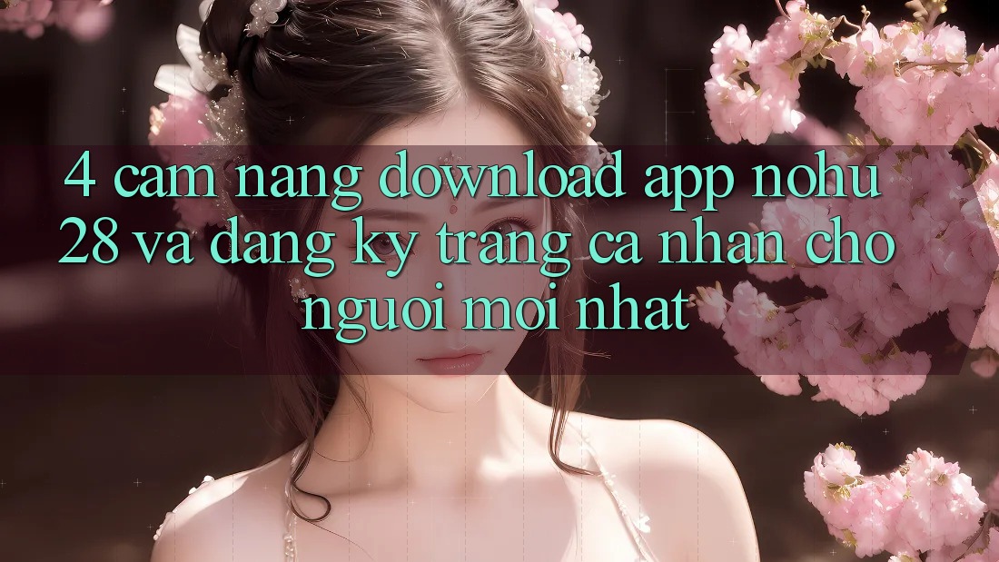4. Cẩm nang Download App Nohu28 Và Đăng Ký Trang cá nhân Cho Người Mới nhất