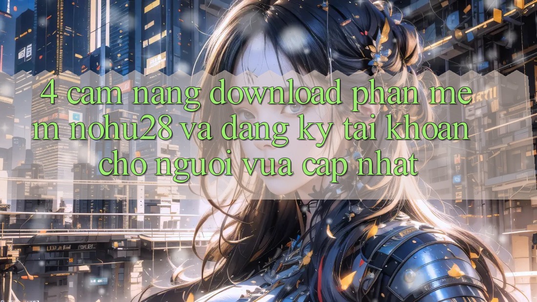 4. Cẩm nang Download Phần mềm Nohu28 Và Đăng Ký Tài Khoản Cho Người Vừa cập nhật 4. Cẩm nang Download Phần mềm Nohu28 Và Đăng Ký Tài Khoản Cho Người Vừa cập nhật