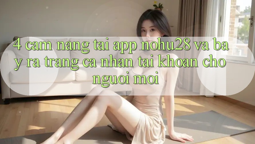 4. Cẩm nang Tải App Nohu28 Và Bày ra trang cá nhân Tài Khoản Cho Người Mới