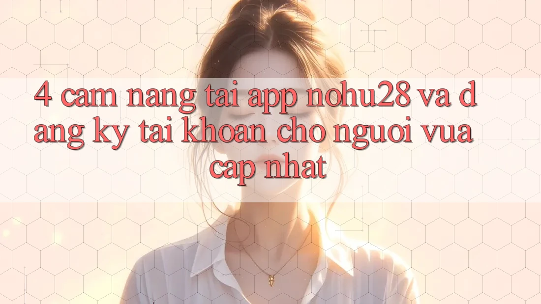 4. Cẩm nang Tải App Nohu28 Và Đăng Ký Tài Khoản Cho Người Vừa cập nhật 4. Cẩm nang Tải App Nohu28 Và Đăng Ký Tài Khoản Cho Người Vừa cập nhật