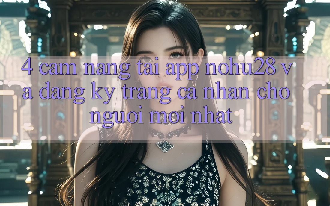 4. Cẩm nang Tải App Nohu28 Và Đăng Ký Trang cá nhân Cho Người Mới nhất