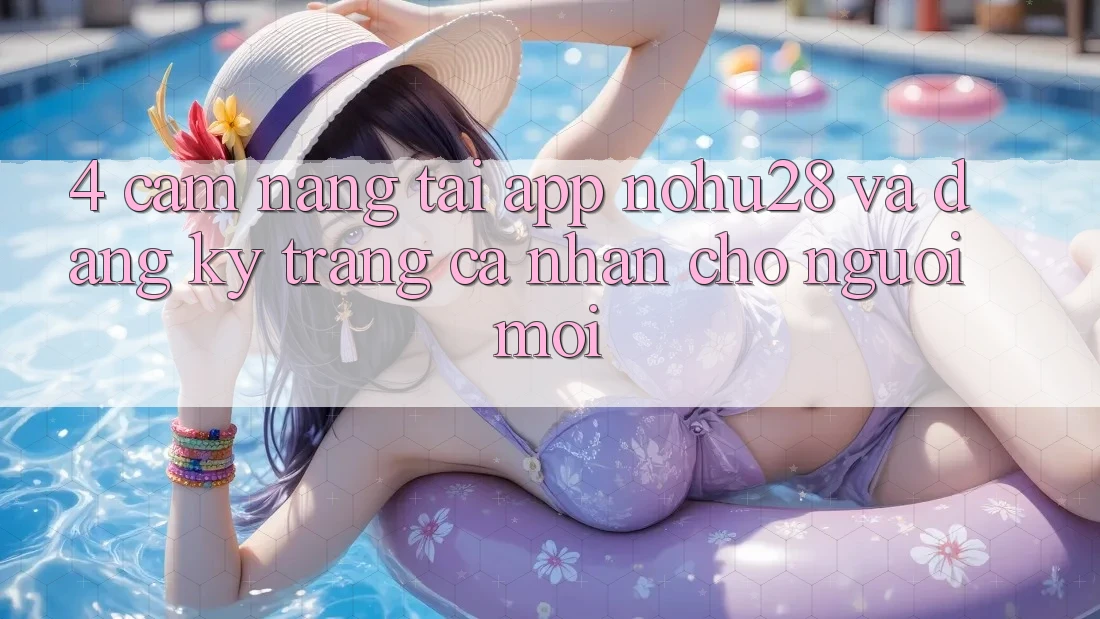 4. Cẩm nang Tải App Nohu28 Và Đăng Ký Trang cá nhân Cho Người Mới 4. Cẩm nang Tải App Nohu28 Và Đăng Ký Trang cá nhân Cho Người Mới