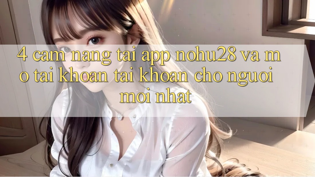 4. Cẩm nang Tải App Nohu28 Và Mở tài khoản Tài Khoản Cho Người Mới nhất