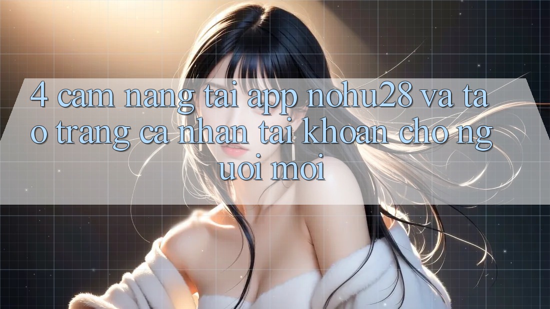 4. Cẩm nang Tải App Nohu28 Và Tạo trang cá nhân Tài Khoản Cho Người Mới 4. Cẩm nang Tải App Nohu28 Và Tạo trang cá nhân Tài Khoản Cho Người Mới
