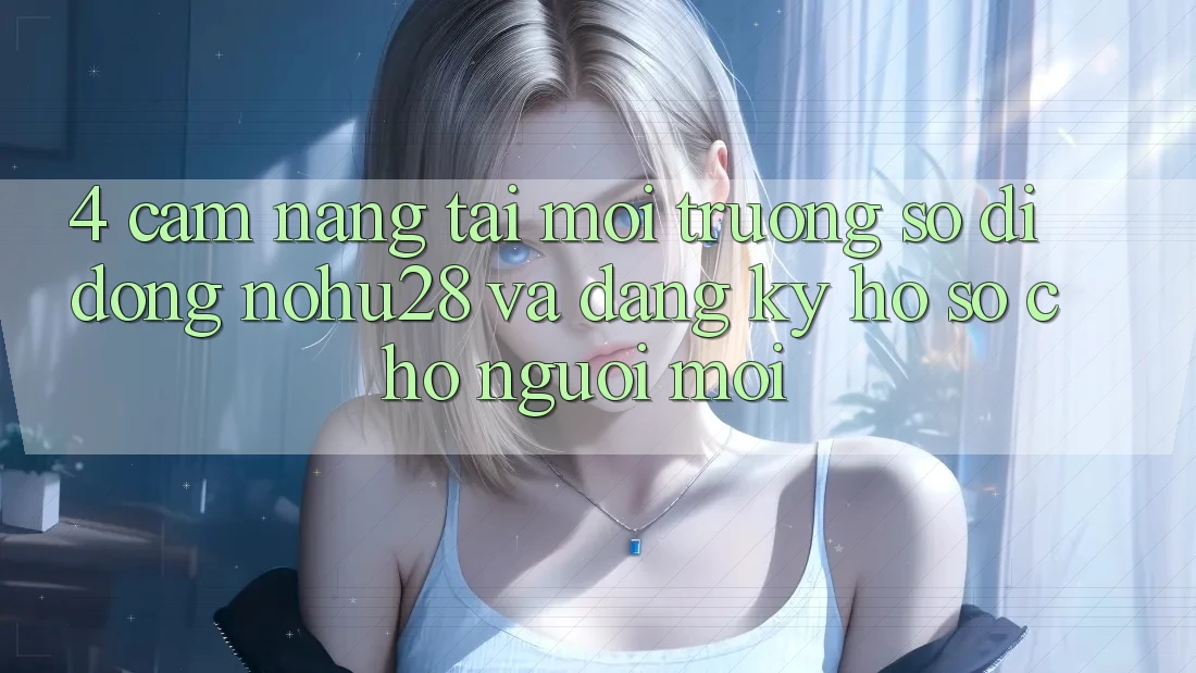 4. Cẩm nang Tải Môi trường số di động Nohu28 Và Đăng Ký Hồ sơ Cho Người Mới