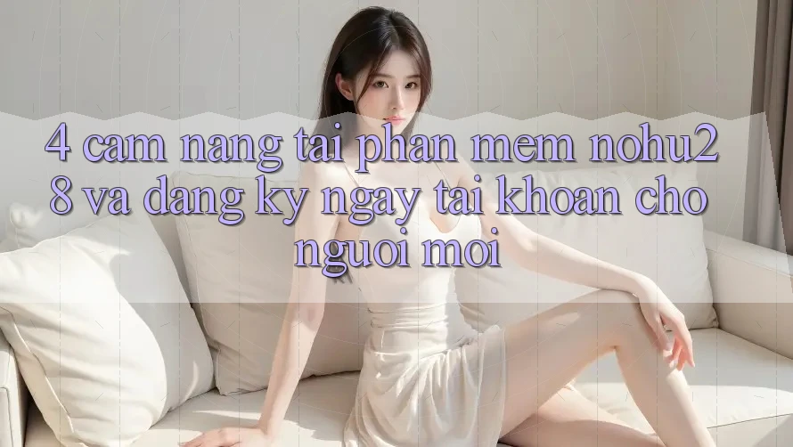 4. Cẩm nang Tải Phần mềm Nohu28 Và Đăng ký ngay Tài Khoản Cho Người Mới