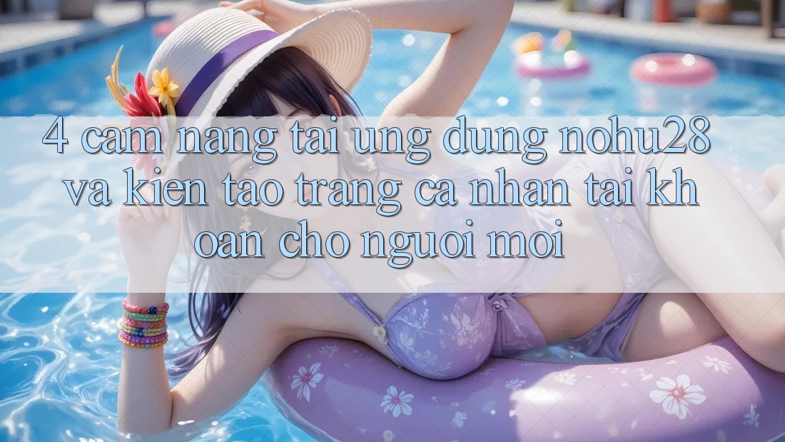 4. Cẩm nang Tải Ứng dụng Nohu28 Và Kiến tạo trang cá nhân Tài Khoản Cho Người Mới 4. Cẩm nang Tải Ứng dụng Nohu28 Và Kiến tạo trang cá nhân Tài Khoản Cho Người Mới
