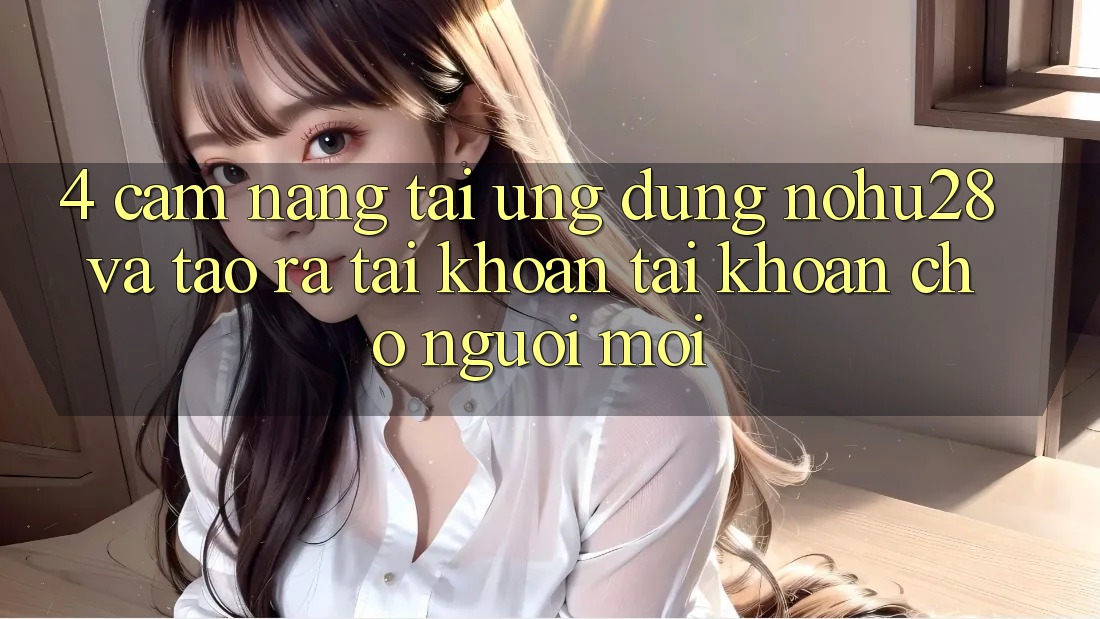 4. Cẩm nang Tải Ứng dụng Nohu28 Và Tạo ra tài khoản Tài Khoản Cho Người Mới 4. Cẩm nang Tải Ứng dụng Nohu28 Và Tạo ra tài khoản Tài Khoản Cho Người Mới