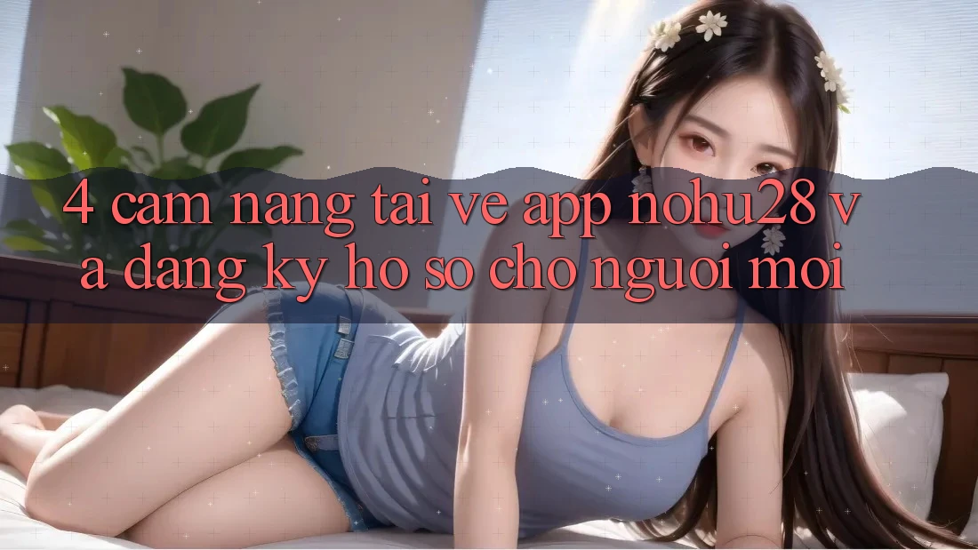 4. Cẩm nang Tải về App Nohu28 Và Đăng Ký Hồ sơ Cho Người Mới