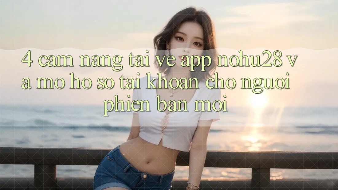 4. Cẩm nang Tải về App Nohu28 Và Mở hồ sơ Tài Khoản Cho Người Phiên bản mới