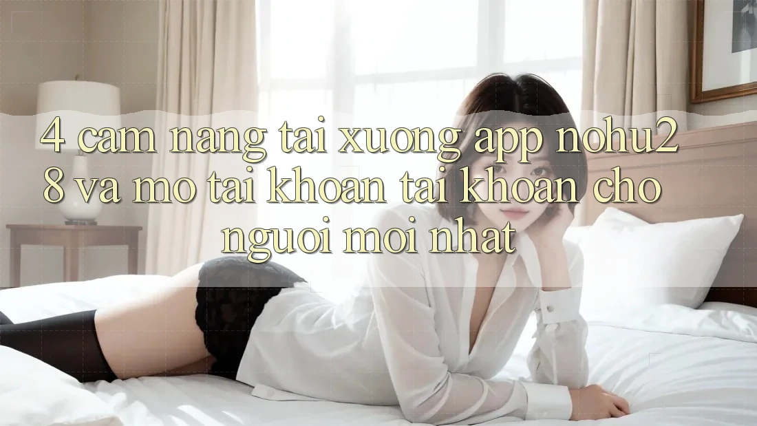 4. Cẩm nang Tải xuống App Nohu28 Và Mở tài khoản Tài Khoản Cho Người Mới nhất 4. Cẩm nang Tải xuống App Nohu28 Và Mở tài khoản Tài Khoản Cho Người Mới nhất