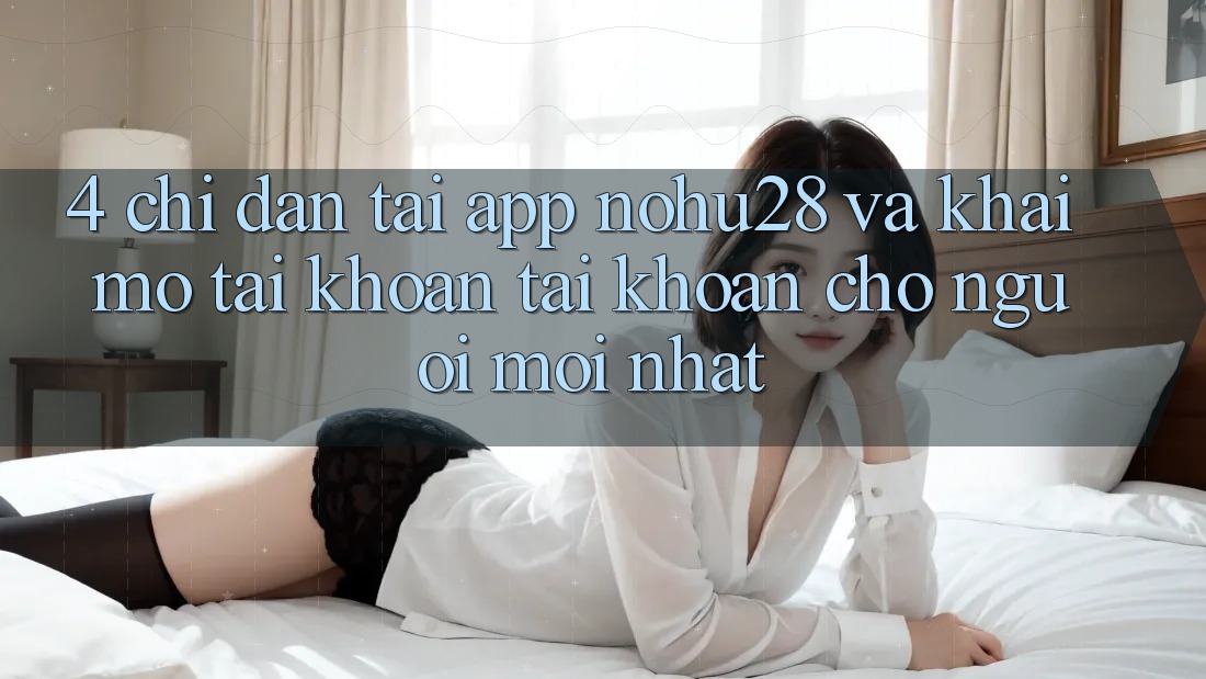 4. Chỉ dẫn Tải App Nohu28 Và Khai mở tài khoản Tài Khoản Cho Người Mới nhất 4. Chỉ dẫn Tải App Nohu28 Và Khai mở tài khoản Tài Khoản Cho Người Mới nhất