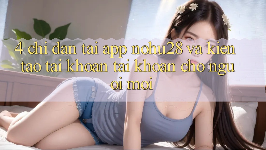 4. Chỉ dẫn Tải App Nohu28 Và Kiến tạo tài khoản Tài Khoản Cho Người Mới