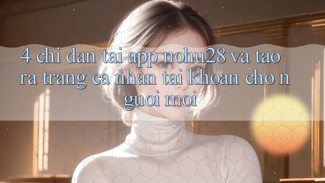 4. Chỉ dẫn Tải App Nohu28 Và Tạo ra trang cá nhân Tài Khoản Cho Người Mới
