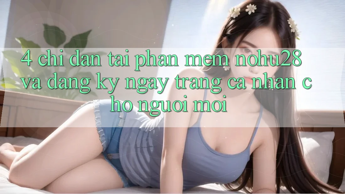 4. Chỉ dẫn Tải Phần mềm Nohu28 Và Đăng ký ngay Trang cá nhân Cho Người Mới 4. Chỉ dẫn Tải Phần mềm Nohu28 Và Đăng ký ngay Trang cá nhân Cho Người Mới
