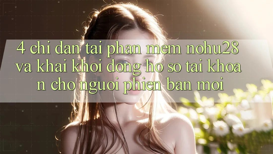4. Chỉ dẫn Tải Phần mềm Nohu28 Và Khai khởi động hồ sơ Tài Khoản Cho Người Phiên bản mới