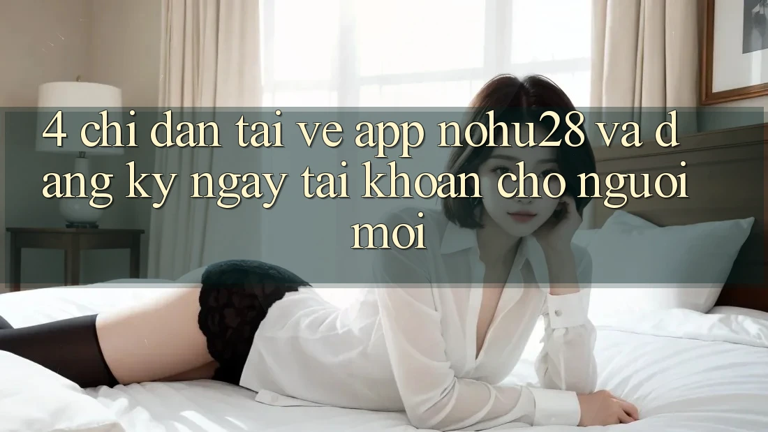 4. Chỉ dẫn Tải về App Nohu28 Và Đăng ký ngay Tài Khoản Cho Người Mới 4. Chỉ dẫn Tải về App Nohu28 Và Đăng ký ngay Tài Khoản Cho Người Mới