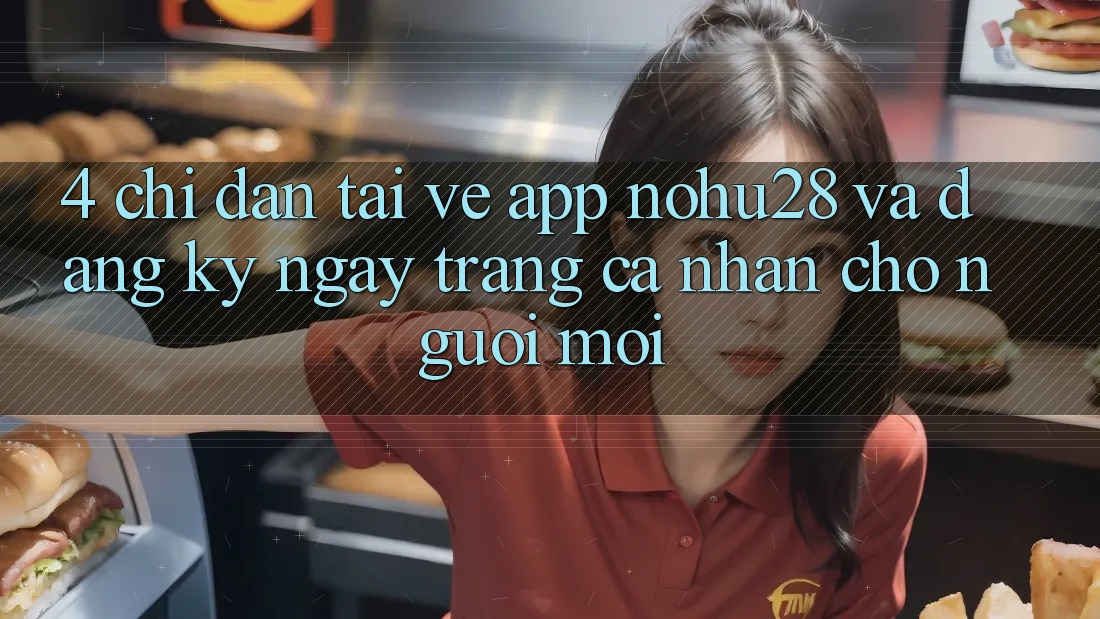 4. Chỉ dẫn Tải về App Nohu28 Và Đăng ký ngay Trang cá nhân Cho Người Mới