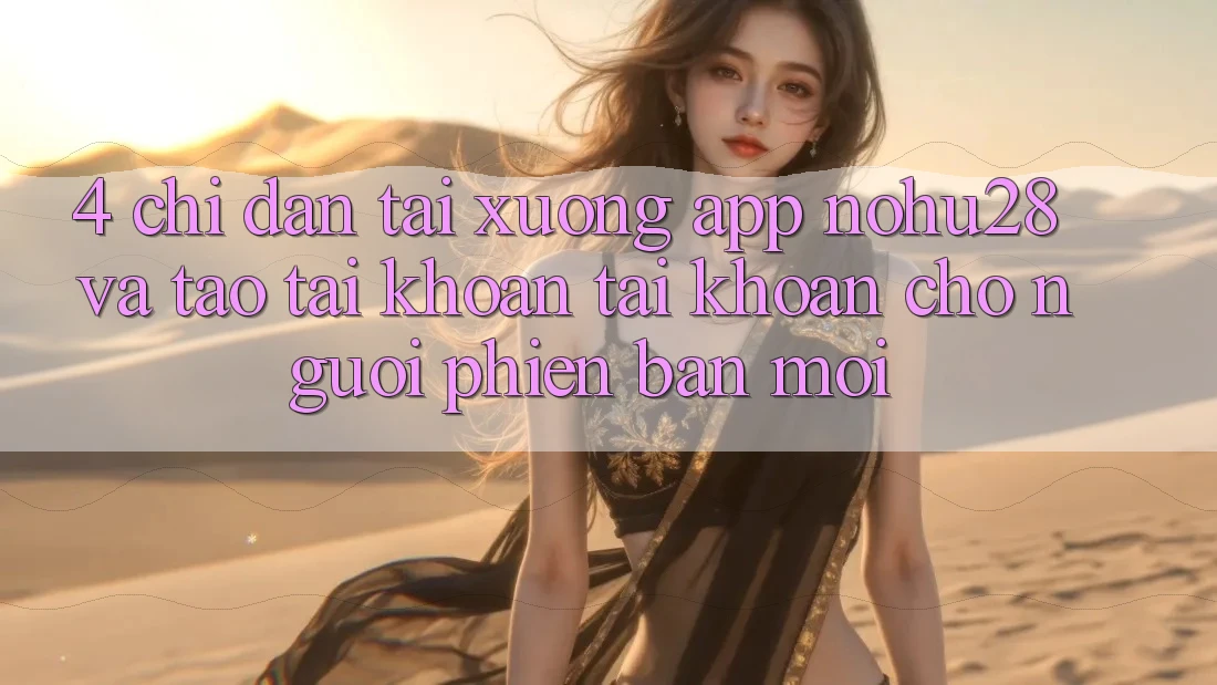 4. Chỉ dẫn Tải xuống App Nohu28 Và Tạo tài khoản Tài Khoản Cho Người Phiên bản mới 4. Chỉ dẫn Tải xuống App Nohu28 Và Tạo tài khoản Tài Khoản Cho Người Phiên bản mới