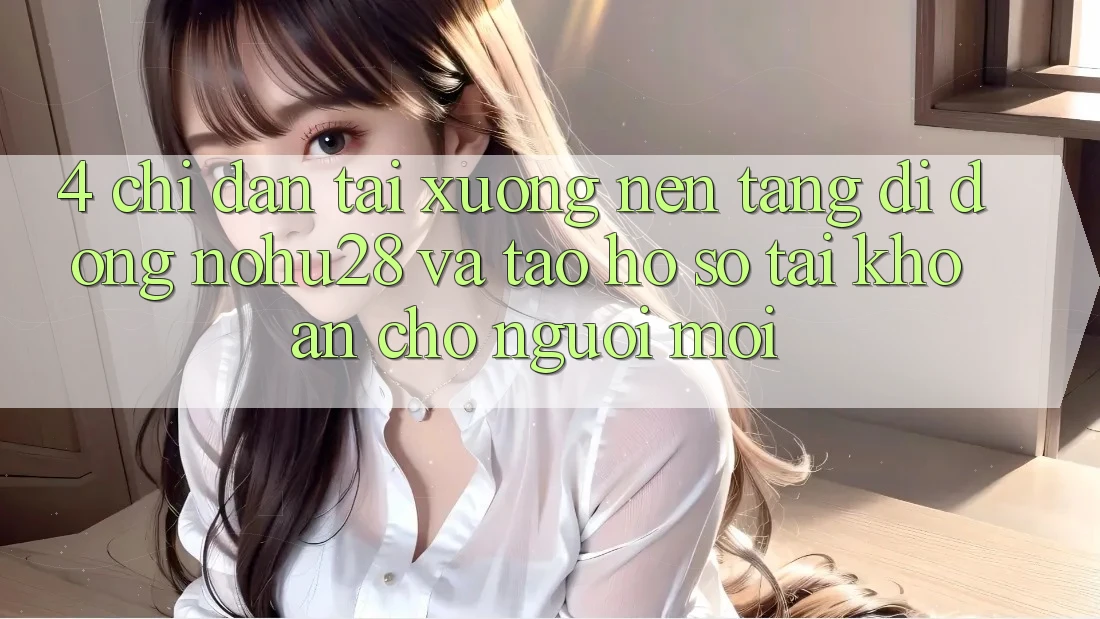 4. Chỉ dẫn Tải xuống Nền tảng di động Nohu28 Và Tạo hồ sơ Tài Khoản Cho Người Mới