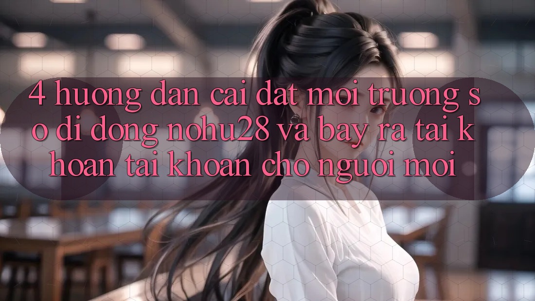 4. Hướng Dẫn Cài đặt Môi trường số di động Nohu28 Và Bày ra tài khoản Tài Khoản Cho Người Mới