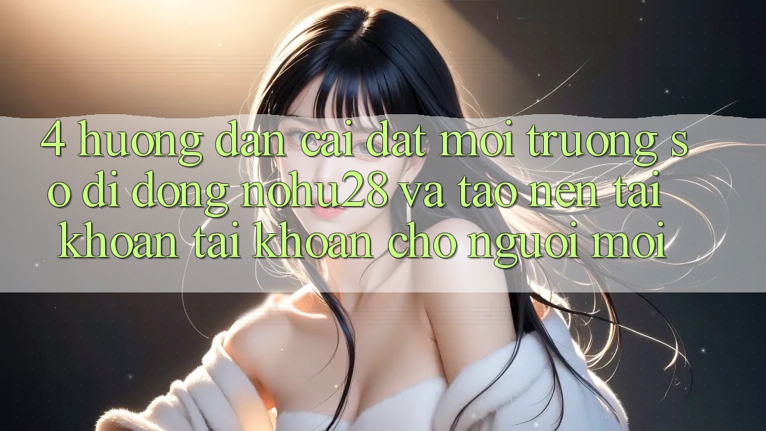 4. Hướng Dẫn Cài đặt Môi trường số di động Nohu28 Và Tạo nên tài khoản Tài Khoản Cho Người Mới 4. Hướng Dẫn Cài đặt Môi trường số di động Nohu28 Và Tạo nên tài khoản Tài Khoản Cho Người Mới