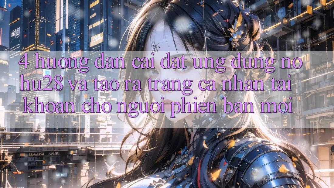4. Hướng Dẫn Cài đặt Ứng dụng Nohu28 Và Tạo ra trang cá nhân Tài Khoản Cho Người Phiên bản mới