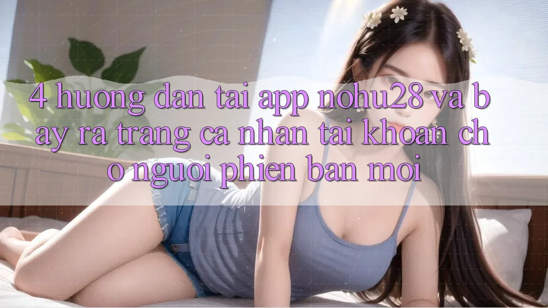4. Hướng Dẫn Tải App Nohu28 Và Bày ra trang cá nhân Tài Khoản Cho Người Phiên bản mới 4. Hướng Dẫn Tải App Nohu28 Và Bày ra trang cá nhân Tài Khoản Cho Người Phiên bản mới