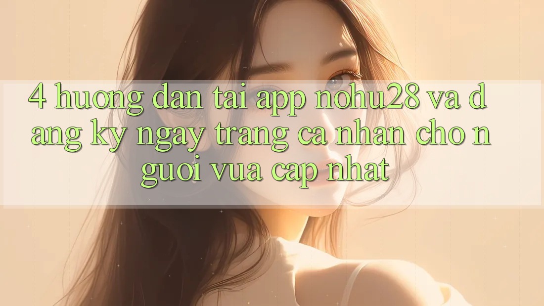4. Hướng Dẫn Tải App Nohu28 Và Đăng ký ngay Trang cá nhân Cho Người Vừa cập nhật 4. Hướng Dẫn Tải App Nohu28 Và Đăng ký ngay Trang cá nhân Cho Người Vừa cập nhật