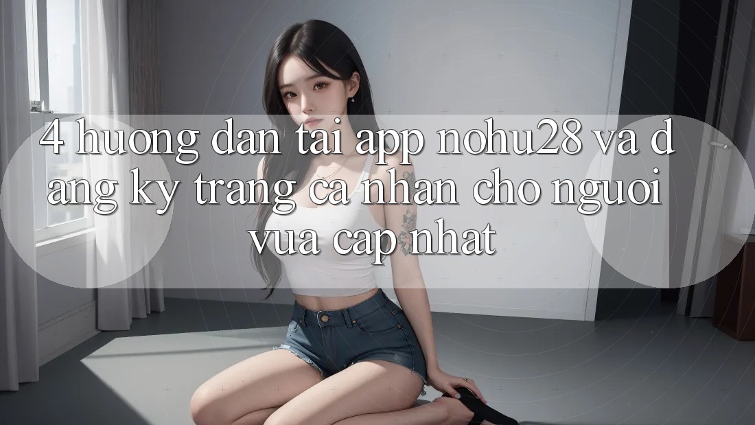 4. Hướng Dẫn Tải App Nohu28 Và Đăng Ký Trang cá nhân Cho Người Vừa cập nhật