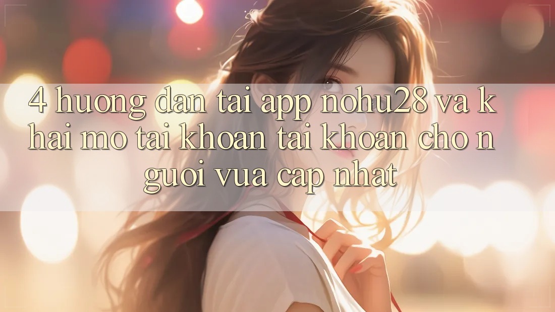 4. Hướng Dẫn Tải App Nohu28 Và Khai mở tài khoản Tài Khoản Cho Người Vừa cập nhật