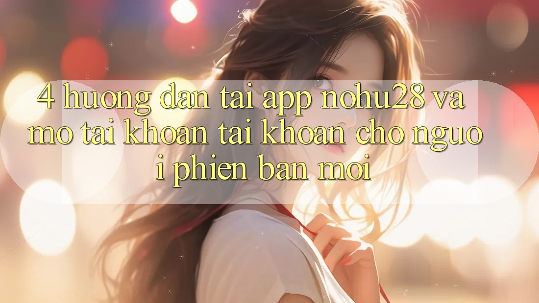 4. Hướng Dẫn Tải App Nohu28 Và Mở tài khoản Tài Khoản Cho Người Phiên bản mới